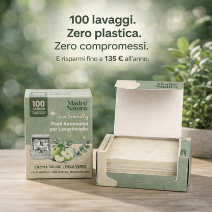 MadreNatura™ | Fogli Detergenti per Lavastoviglie