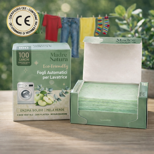 MadreNatura™ | Fogli Detergenti Per Lavatrice