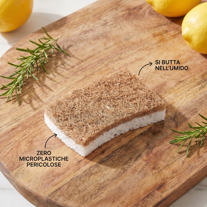 MadreNatura™ | 12 Spugne in Fibra di Cocco