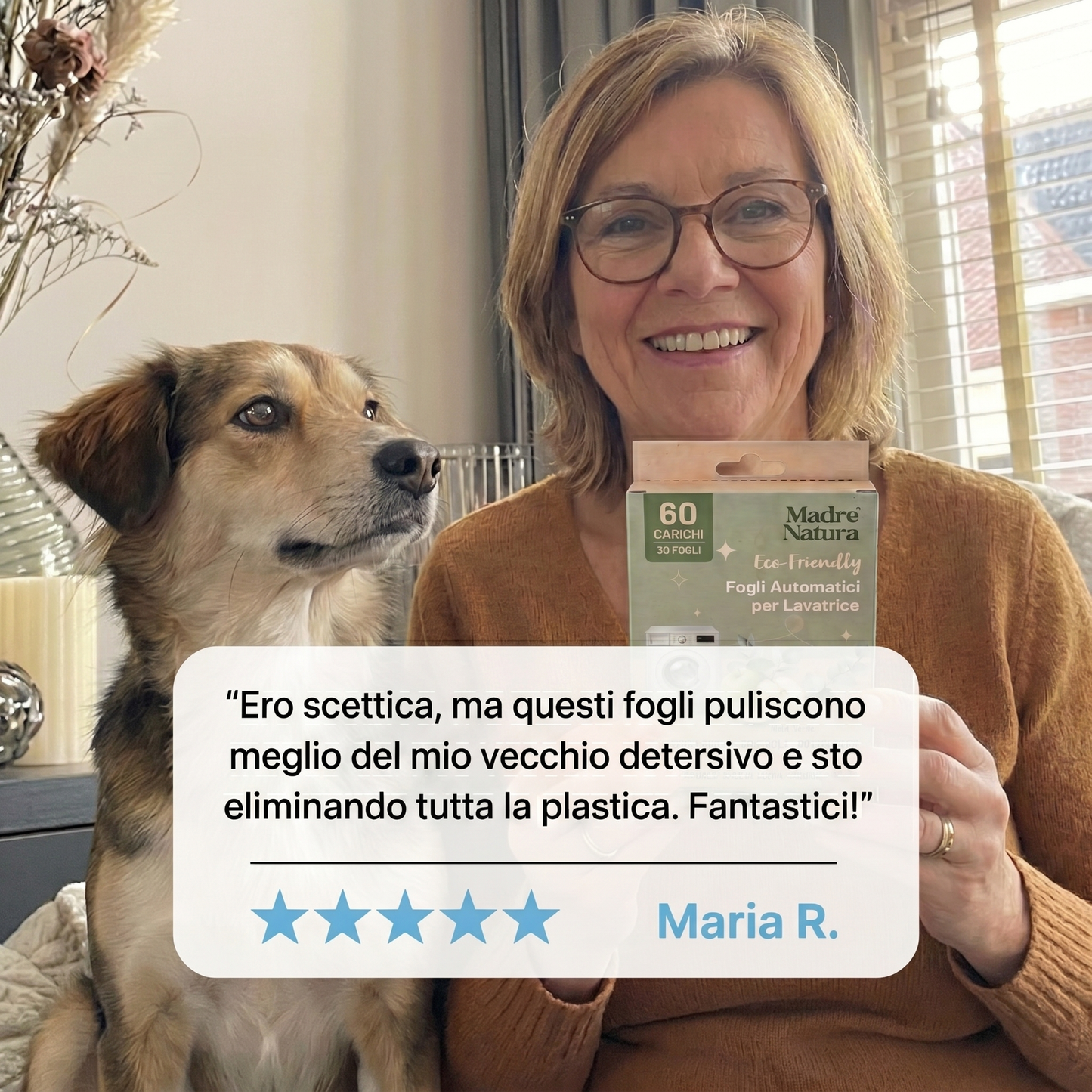 MadreNatura™ | 30 Fogli Detergenti Ecologici per Lavatrice