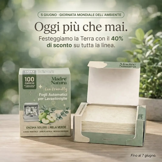 MadreNatura™ | Fogli Detergenti per Lavastoviglie