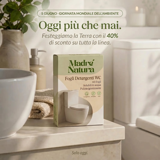 MadreNatura™ | Fogli Detergenti per il WC