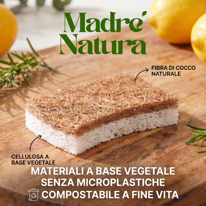 MadreNatura™ | 12 Spugne in Fibra di Cocco