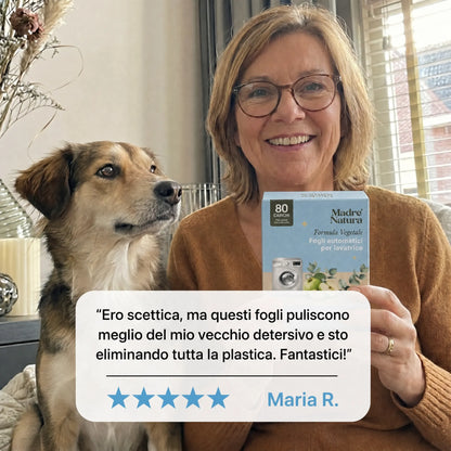 MadreNatura™ | Fogli Detergenti Per Lavatrice