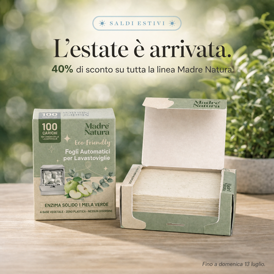 MadreNatura™ | Fogli Detergenti per Lavastoviglie