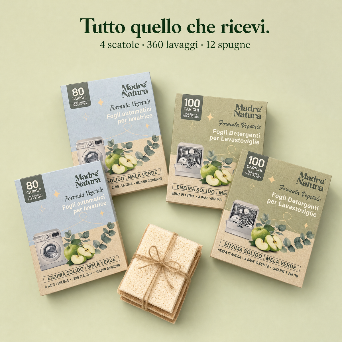 Kit Duo - Fogli Detergenti Vegetali