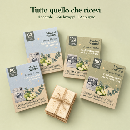 Kit Duo - Fogli Detergenti Vegetali